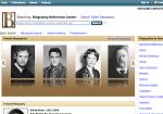 Biography Reference Center screenshot