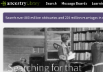 Ancestry Library Edition screenshot