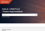 Gale OneFile: Home Improvement screenshot