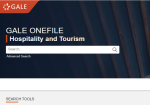 Image link to Gale OneFile: Hospitality and Tourism