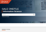 Gale OneFile: Information Science screenshot