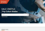 Gale OneFile: Pop Culture Studies screenshot