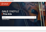 Gale OneFile: Fine Arts screenshot