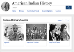 Image link to American Indian History Online