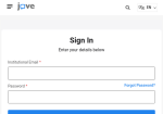 JoVE Education screenshot