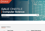 Gale OneFile: Computer Science screenshot