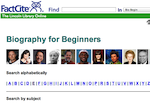 FactCite Biography for Beginners screenshot